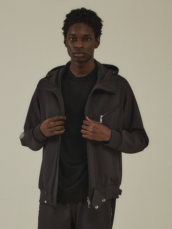 【セットアップ対応】ストレッチナイロン アクティブライダース フーディー