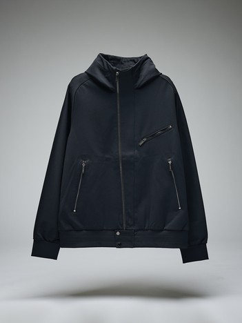 【セットアップ対応】ストレッチナイロン アクティブライダース フーディー