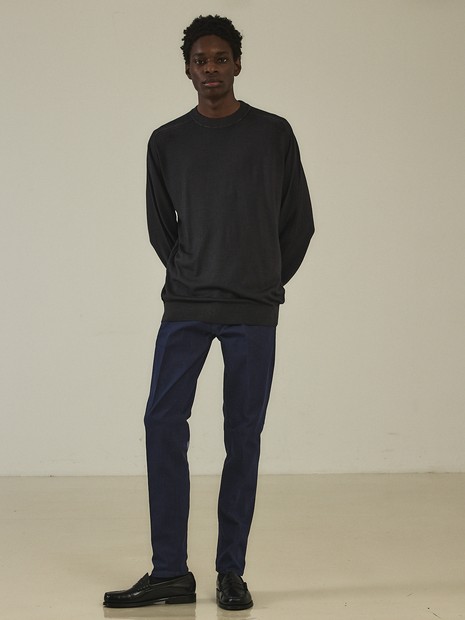 【ABB】silk blend ALAN ニット　ブラウン 新品未使用◇silk blend ALAN ニット ブラウン