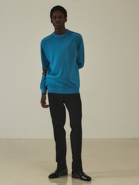 アシッドニット クルーネックプルオーバー