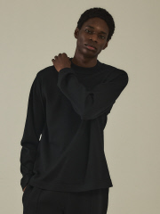 ニットスウェット】ハイショクステッチ ジャガードプルオーバー