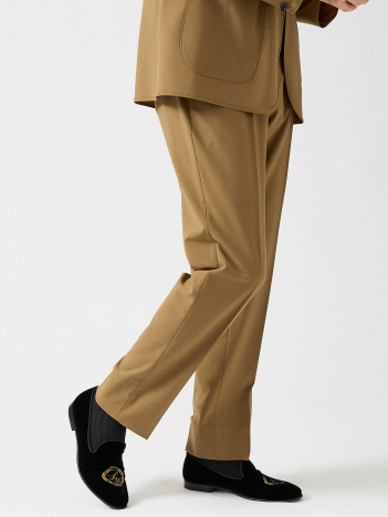 DESIGNWORKS (MEN'S) - 【セットアップ対応】ハイパーストレッチ イージースラックス / 防シワ / ウォッシャブル【予約】