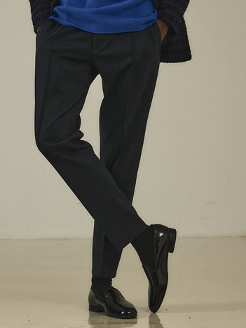 00s ABAHOUSE チェックパンツ　ブラックチェック　ブラック ABAHOUSE（アバハウス）の「ブラックウォッチ ワイドパンツ