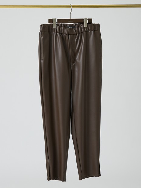 CINOH(チノ)】 シンセティックレザーリラックスパンツ｜OUTLET (MEN'S
