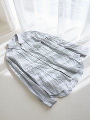 リネンワッシャーシャツ