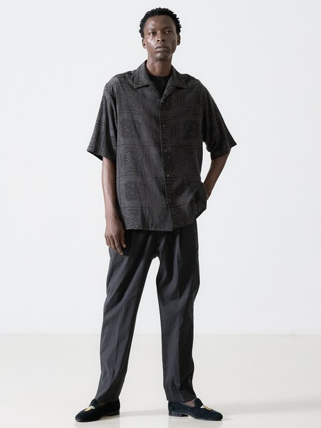 バンダナパッチワーク オープンカラーシャツ｜DESIGNWORKS (MEN'S