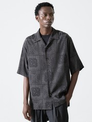 希少 ORVIS リネン バンダナ パッチワーク シャツ XL バンダナパッチワーク オープンカラーシャツ｜DESIGNWORKS (MEN'S