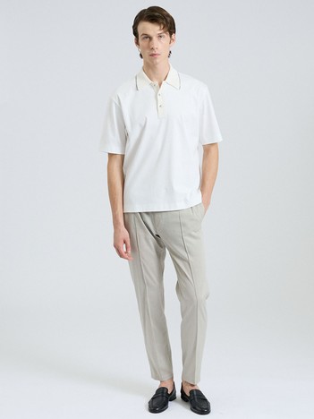 クールスムース ニット襟ポロシャツ【予約】