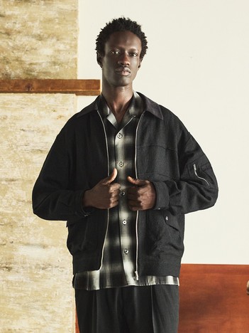 【セットアップ対応】ウールアムンゼン ブルゾン