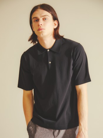 リミットツイストニットポロ / 半袖ニットポロ【予約】