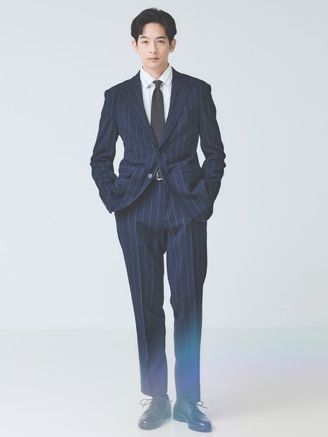 【26S/S】ウールストレッチサッカー テーパードパンツ / セットアップ対応 / ストレッチ / 防シワ