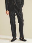 【26S/S】ウールストレッチサッカー テーパードパンツ / セットアップ対応 / ストレッチ / 防シワ