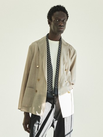 シアーウールイージーダブルジャケット