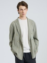 カラミミックスイージーダブルジャケット｜DESIGNWORKS (MEN'S