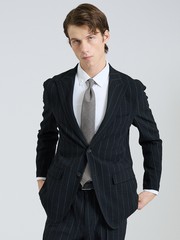 26S/S】ウールストレッチサッカーピークドラペルジャケット