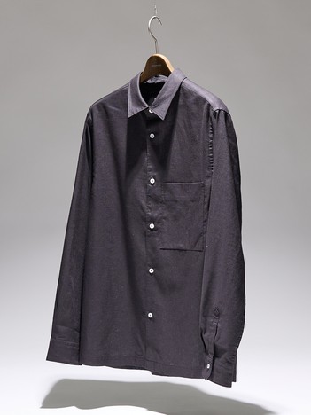 【Herdmans Linen】レギュラーカラー リネンシャツ