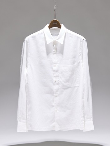 【Herdmans Linen】レギュラーカラー リネンシャツ