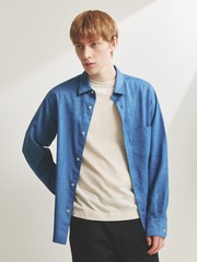 センタータック バンドカラーシャツ｜OUTLET (MEN'S) / アウトレット