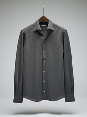 【ネイビー】【FLEX SHIRTS】ネオスウェード ツイル 長袖シャツ ABAHOUSE｜【FLEX SHIRTS】ネオスウェード ツイル 長袖シャツ
