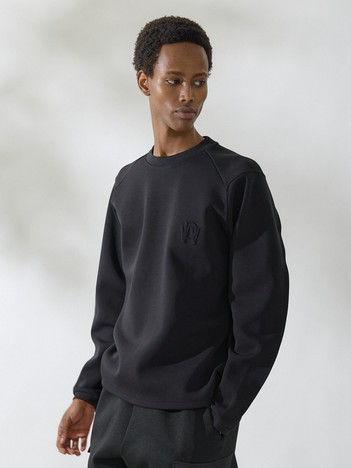 【セットアップ対応】液アンダンボール クルーネックT / 長袖Tシャツ