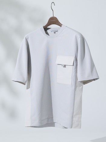 【セットアップ対応】ドッキングニットTシャツ