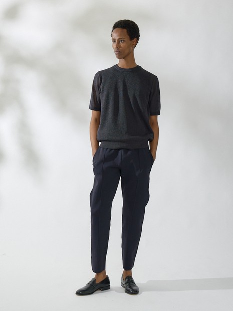 和紙シアー クルーネックニット｜DESIGNWORKS (MEN'S) / デザインワークス