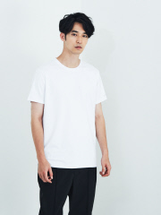 AT-SCELTA Select (MEN'S) - 【de aete】DA-S02-0715 デアエテ オーセンティックフィットUネックTシャツ(Triangleバージョン)【予約】
