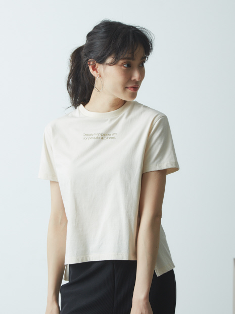 【BRAHMIN】ニュアンスカラーロゴTシャツ