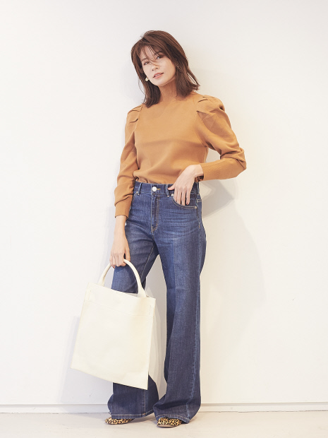 【BEAURE】カウレザーシンプルトートバッグ