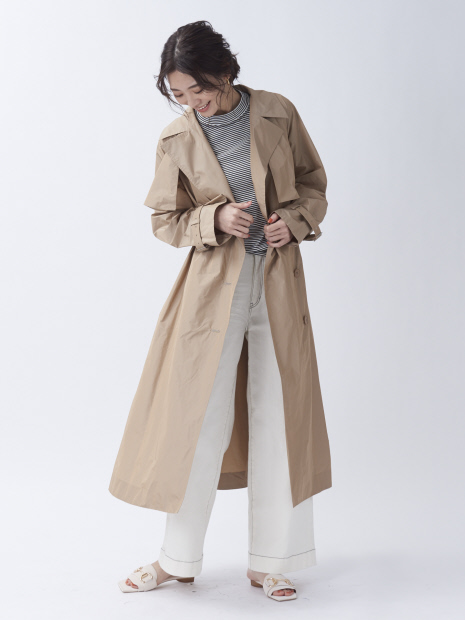 【BRAHMIN】Aライントレンチコート