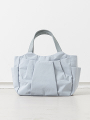 【mieux un】 フロントタック入りナイロンミニトート