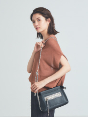 【mieux un】配色ミニショルダーバッグ