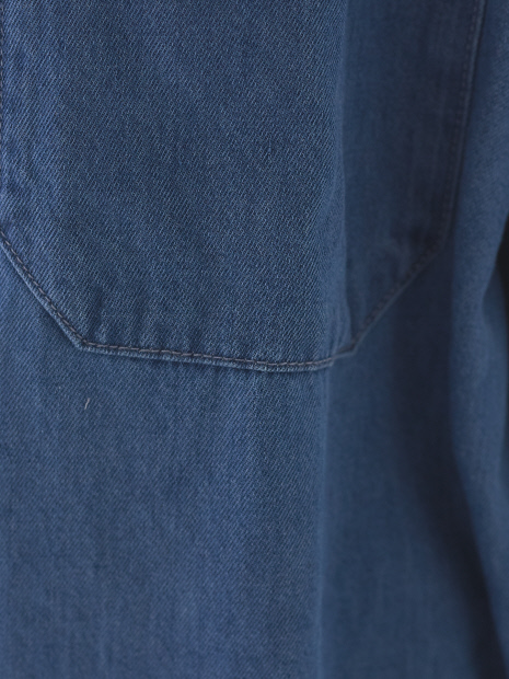 Blanc Basque パールボタンデニムシャツワンピース Select By Abahouse セレクト バイ アバハウス