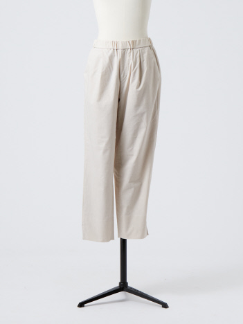 USED ABAHOUSE (Ladie's) - 【USED/ qualite】コットンリネンストレッチパンツ