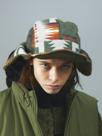 WEB限定【PENDLETON×TAION 　/ ペンドルトン×タイオン】REVERSIBLE WARM CAP　リバーシブル　フライトキャップ