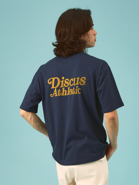 【DISCUS/ディスカス】ビッグシルエット バックプリント半袖Tシャツ/ブランドロゴ/ワンポイント