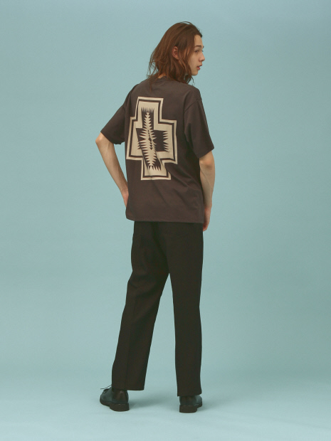 [PENDLETON/ペンドルトン] ネイティブ柄バックプリント ショートスリーブ Pocket /ポケットTシャツ