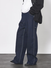 アバハウス
【Lee/リー】DUNGAREES WIDE PAINTER PANTS/ユニセックス ワイド ペインター デニム パンツ