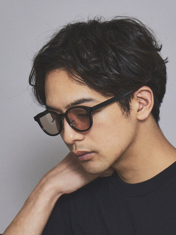【Anselme Claire】ユニセックス ウェリントン型 サングラス 伊達メガネ 8色展開 ケース付属