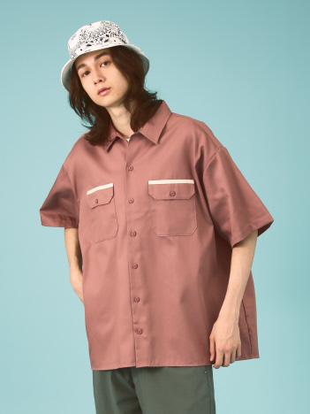 SELECT BY ABAHOUSE (MEN'S) - 【Dickies / ディッキーズ】SHORT SLLEEVE WIDE WORK SHIRT/ショートスリーブ　ワイドワークシャツ