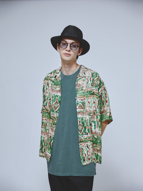 PENNEY'S ペニーズ/ AFRICAN PRINTED W-P SS SHIRTS/アフリカン