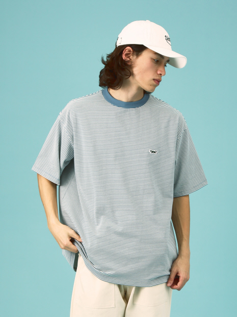 PENNEY´S / THE FOX BORDER TEE/ワンポイントボーダーTシャツ-