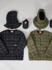 アバハウス
【Manhattan Portage / マンハッタンポーテージ】×【TAION / タイオン】DOWN BALACLAVA＋DOWN JACKET SET/ ノーカラーダウン＋バラクラマセット