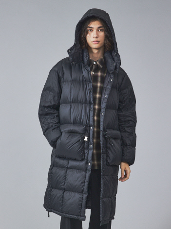 ABAHOUSE - 【WEB限定】TAION  LONG BENCH　DOWN COAT / ロングベンチコート/ TAION-001LUZML-1