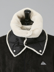 【TAION /タイオン】リバーシブル ダウンネックウォーマー/DOWN NECK WARME/ユニセックス/R203ML-1/