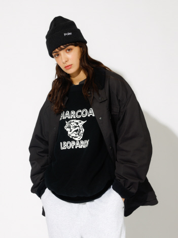 【AMERICANA×ORIGINAL Charcoal／アメリカーナ×オリジナル チャコール】Leopards スウェット/ユニセックス