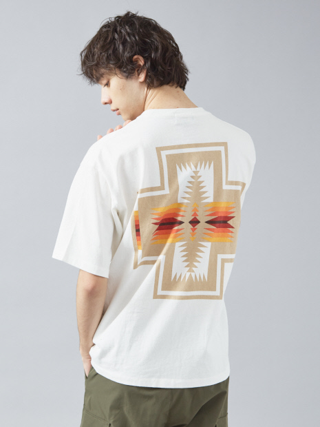 WEB限定【PENDLETON/ペンドルトン】 BACK PRINT Tシャツ / バックプリント半袖Tシャツ