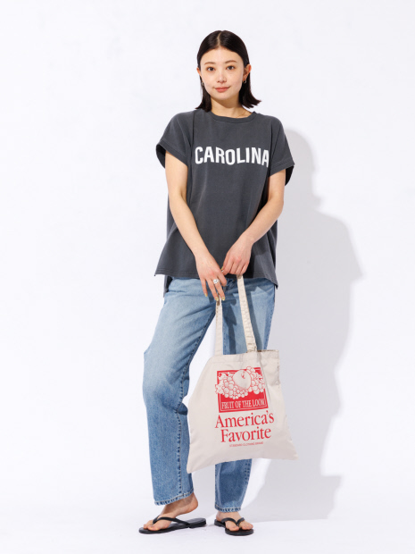 【MICA&DEAL × STAR&STRIPE】CAROLINA ロゴTシャツ