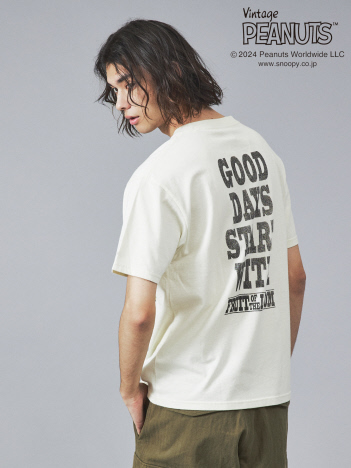 【FRUIT OF THE LOOM/フルーツオブザルーム】ヴィンテージスヌーピー半袖Tシャツシリーズ
