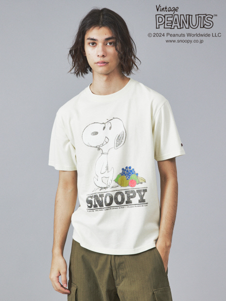 【FRUIT OF THE LOOM/フルーツオブザルーム】ヴィンテージスヌーピー半袖Tシャツシリーズ